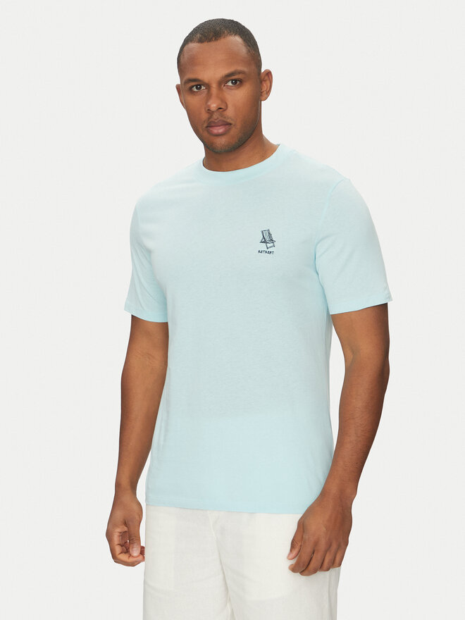 Blend Blend Póló 20718848 Türkizkék Regular Fit