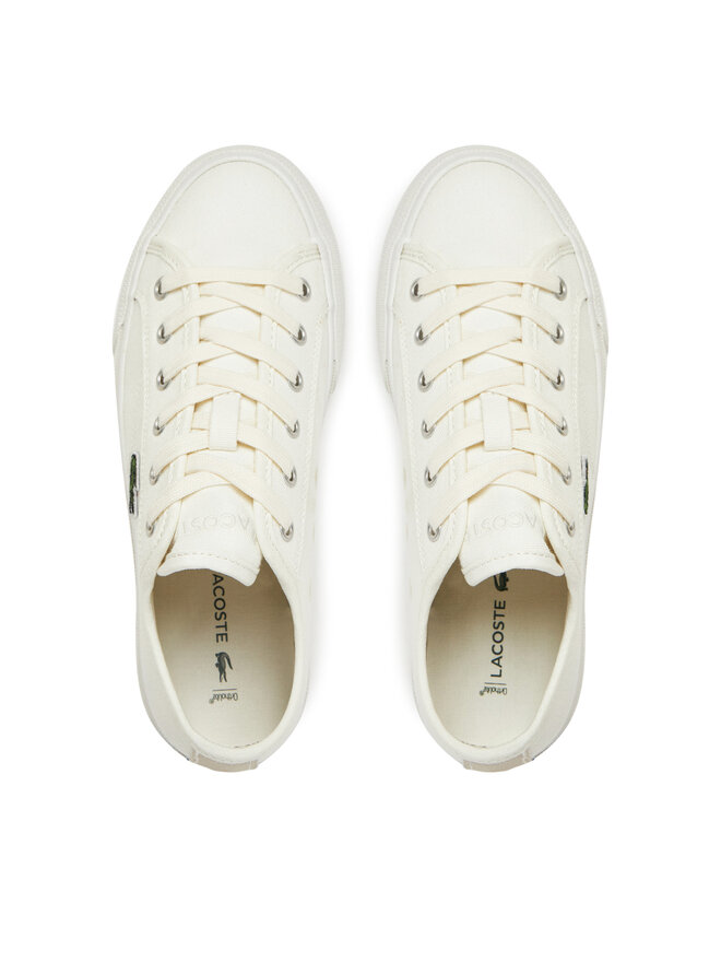 Lacoste Sneakers aus Stoff Lacoste Backcourt 7-49CFA0018 Weiß
