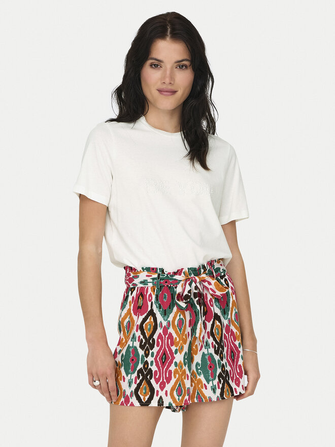 JDY JDY Camiseta Molly 15311675 Blanco Regular Fit