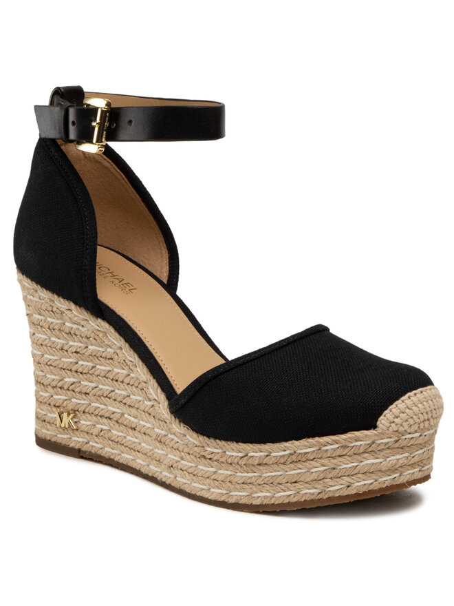 Black michael kors wedges clearance