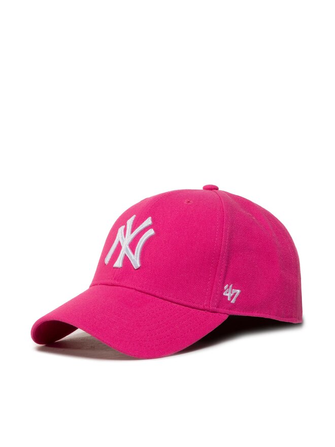 47 Brand Czapka z daszkiem 47 Brand Mlb New York Yankees '47 Mvp Snapback B-MVPSP17WBP-MA Różowy