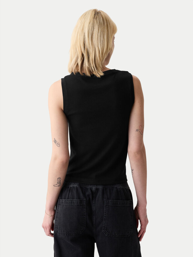 Gap Gap Marškinėliai 540735-01 Juoda Slim Fit