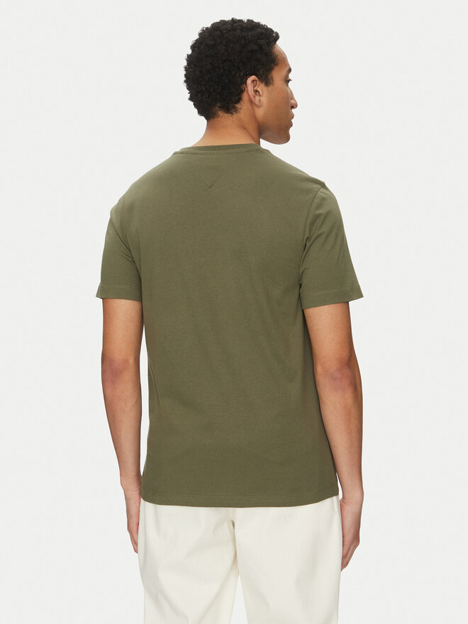 Tommy Hilfiger Tommy Hilfiger Camiseta Ess Seasonal MW0MW39995 Verde Regular Fit