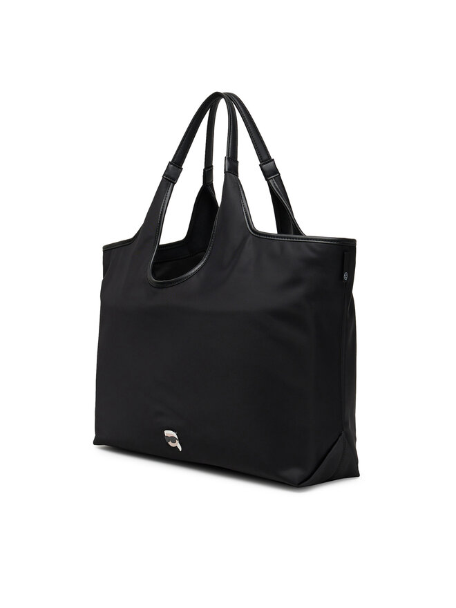 KARL LAGERFELD Ročna torba KARL LAGERFELD A3W30115 Črna