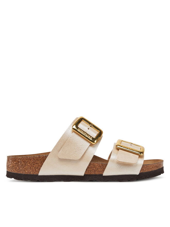 Birkenstock Παντόφλες Birkenstock Sydney Cushion Buckle 1029492 Εκρού