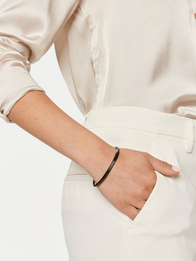 Браслет Daniel Wellington Classic DW00400382 Чорний | evzuttya.com.ua