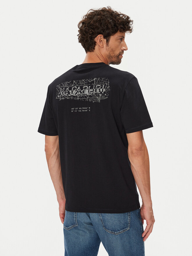 Napapijri Napapijri Camiseta S-Turrach NP0A893U Negro Regular Fit