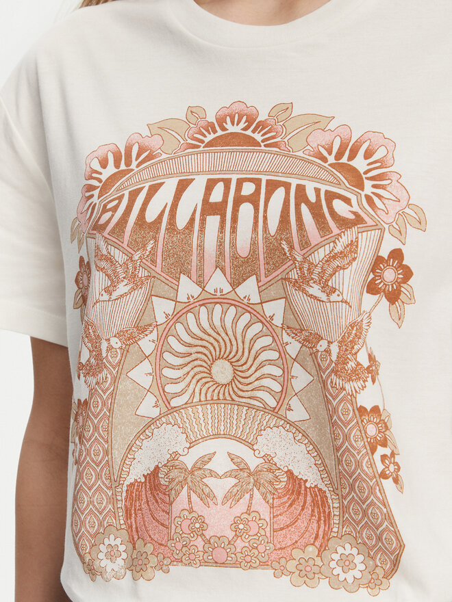 Billabong Billabong Camiseta EBJZT00424 Blanco Relaxed Fit