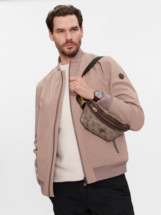 Guess Jostas somiņa Guess Vezzola Smart Mini Bags HMEVZL P3231 Bēšs