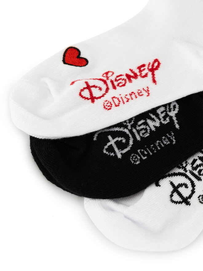 Mickey&Friends Σετ ψηλές κάλτσες παιδικές 2 τεμαχίων Mickey&Friends ACCCS-SS24-338DSTC Μαύρο