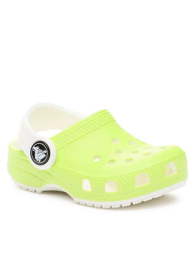 Crocs Klapki Crocs Crocs Classic Glow In The Dark Clog T 209161 Zielony