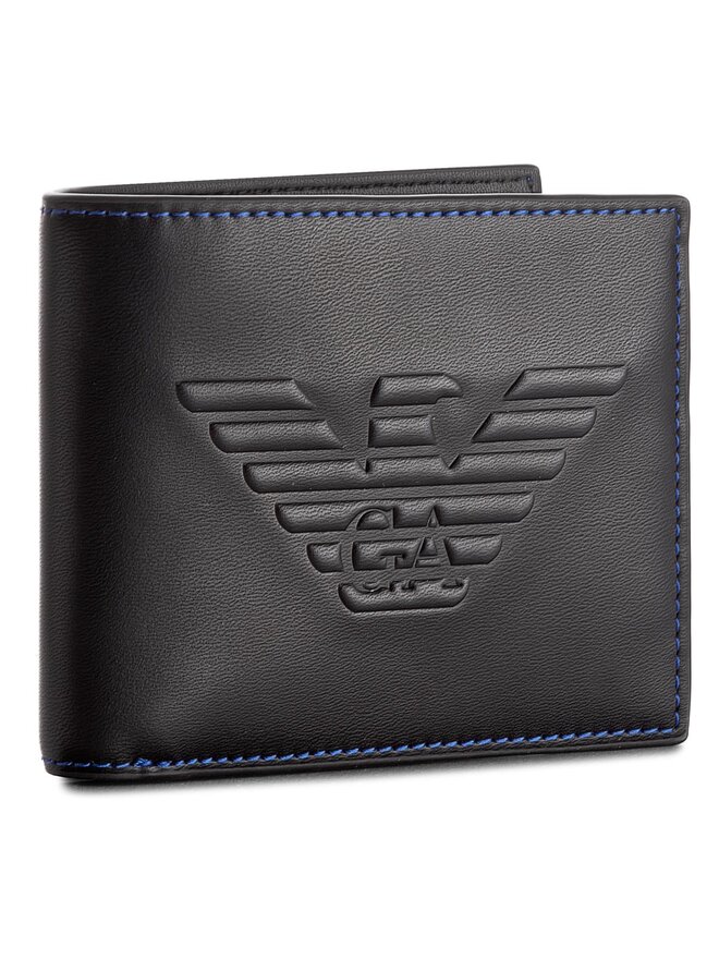 Cartera grande para hombre Emporio Armani Y4R167 YG90J 81072 Negro zapatos.es