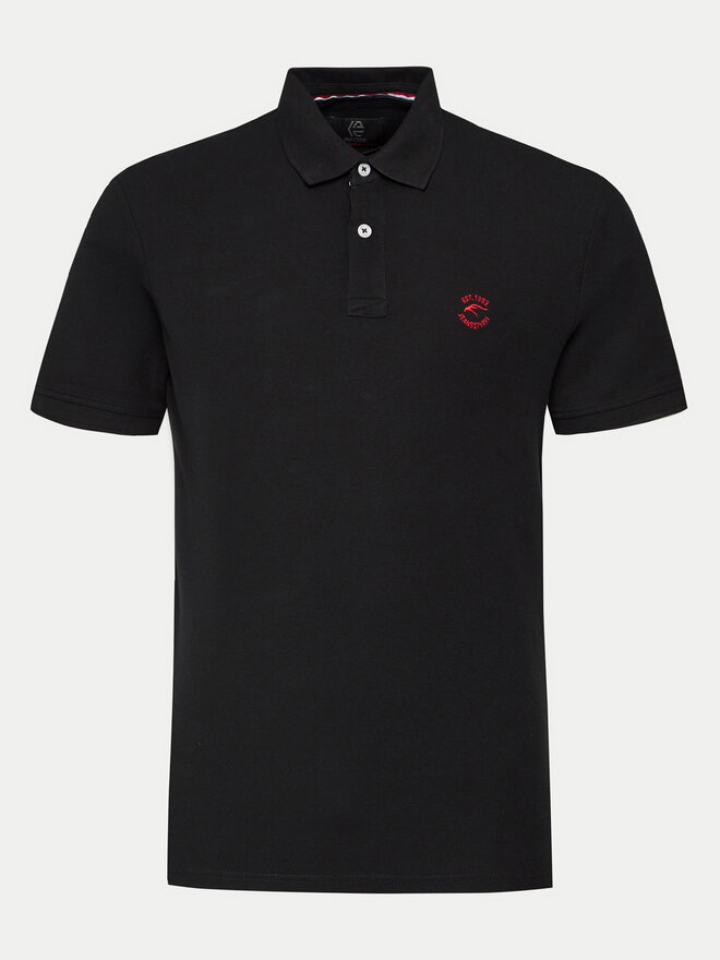 INDICODE INDICODE Polo Wadim 40-913 Μαύρο Slim Fit