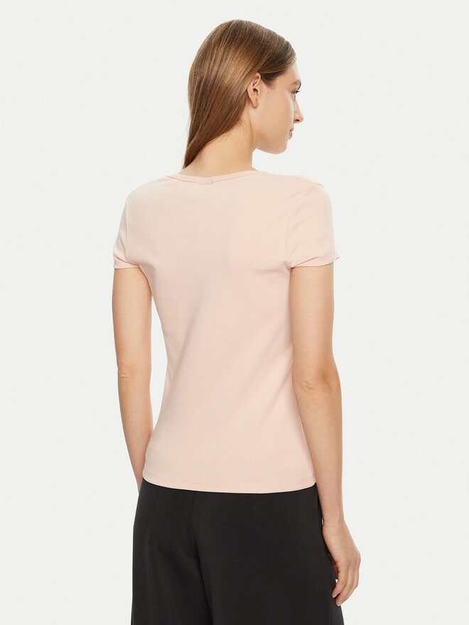 Guess Guess Marškinėliai V4BI16 KCIV1 Rožinė Regular Fit