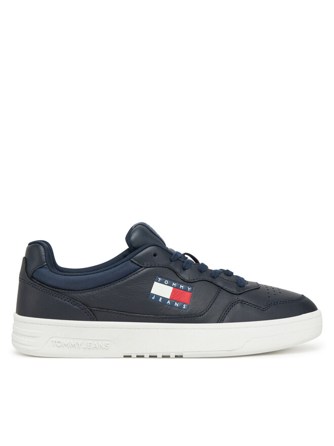Tommy Jeans Sneakersy Tommy Jeans (New) Tjm Cupsole Leather Ess EM0EM01443 Granatowy