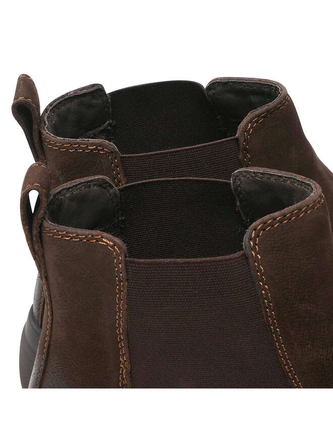 Kotníková obuv s elastickým prvkem Badura MI08-RAMBO-02 Hnědá | eobuv.cz