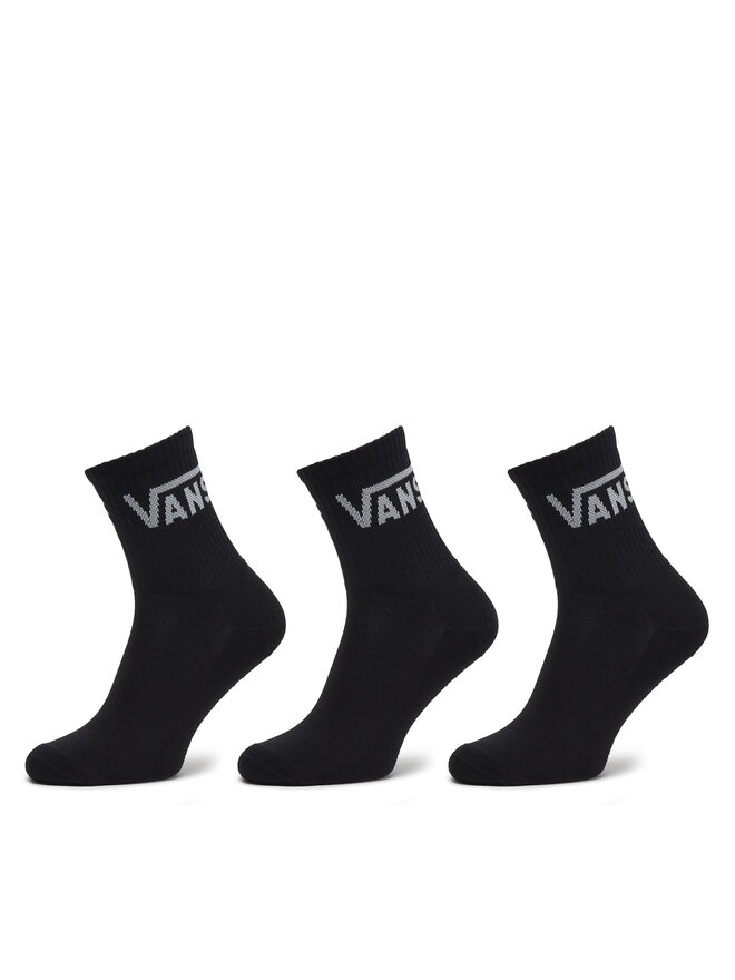 Vans 3 pár hosszú szárú férfi zokni Vans Classic VN000BHX Fekete