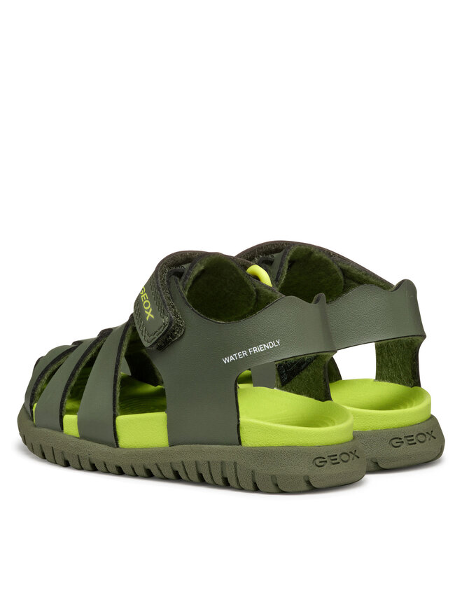 Geox Сандали Geox B Sandal Fusbetto B556AA 000BC C3016 Зелен