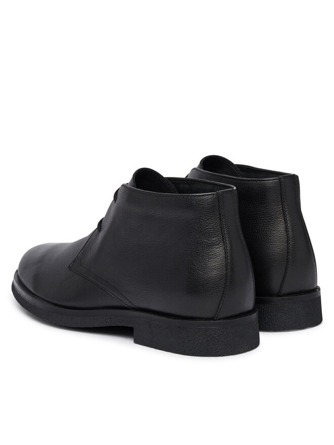 Geox Schnürschuhe Geox U Claudio U6658D 00047 C9999 Schwarz