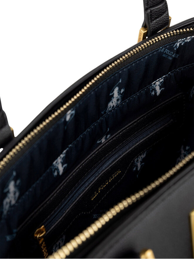 U.S. Polo Assn. Дамска чанта U.S. Polo Assn. BIUXT8485WVP Черен