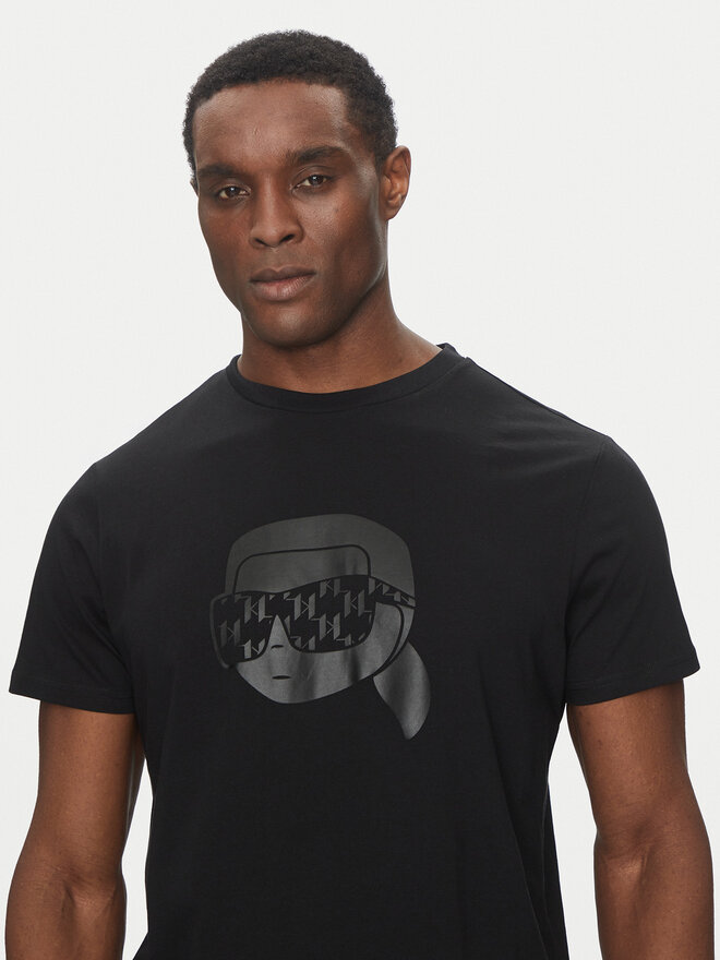 KARL LAGERFELD KARL LAGERFELD T-Shirt 755076 552251 Μαύρο Regular Fit