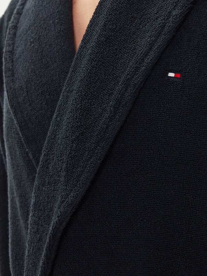 Tommy Hilfiger Tommy Hilfiger Bademantel Icon Bathrobe 2S87905539 Dunkelblau