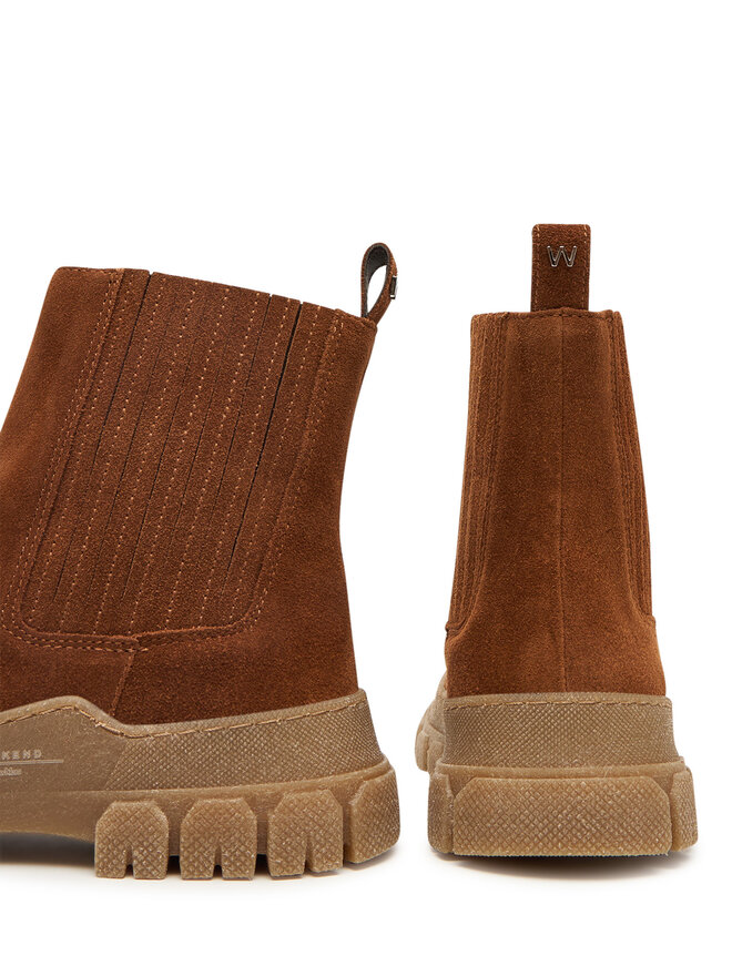 Weekend Max Mara Gležnjarji Chelsea Weekend Max Mara 2525796035600 Rjava