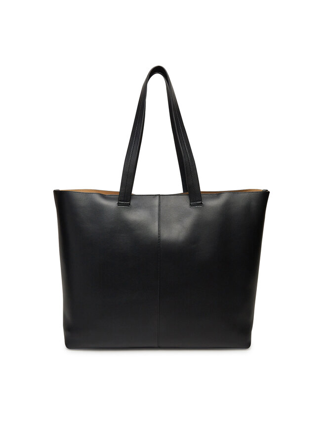 Calvin Klein Σάκος Calvin Klein Ck Premium Leather E/W Tote Xl K50K512894 Μαύρο