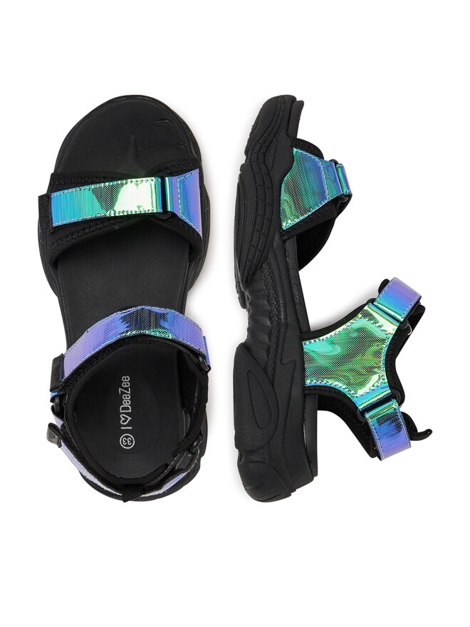 DeeZee Sandały DeeZee CSXP2056-01 Czarny