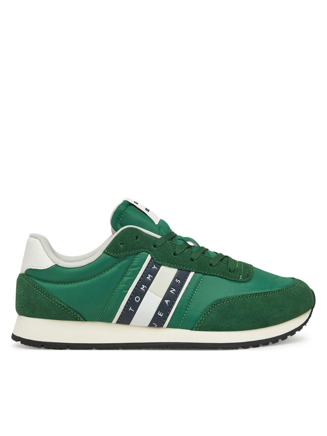 Tommy Jeans Sneakersy Tommy Jeans (New) Tjm Runner Casual Ess EM0EM01351 Zelená