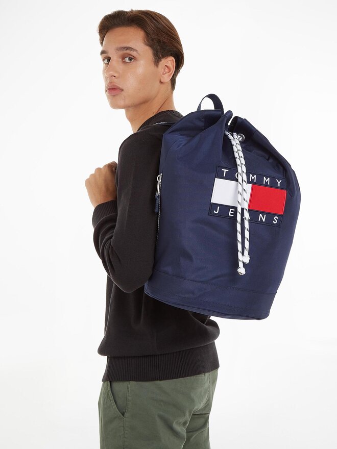 Tommy Jeans Σακίδιο Tommy Jeans Tjm, Heritage Slingbag AM0AM11749 Σκούρο μπλε