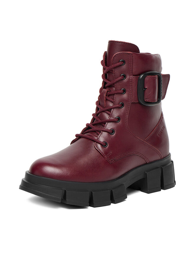 Badura Botines planos Badura EO-CI12-9092-08 Guinda/burdeos