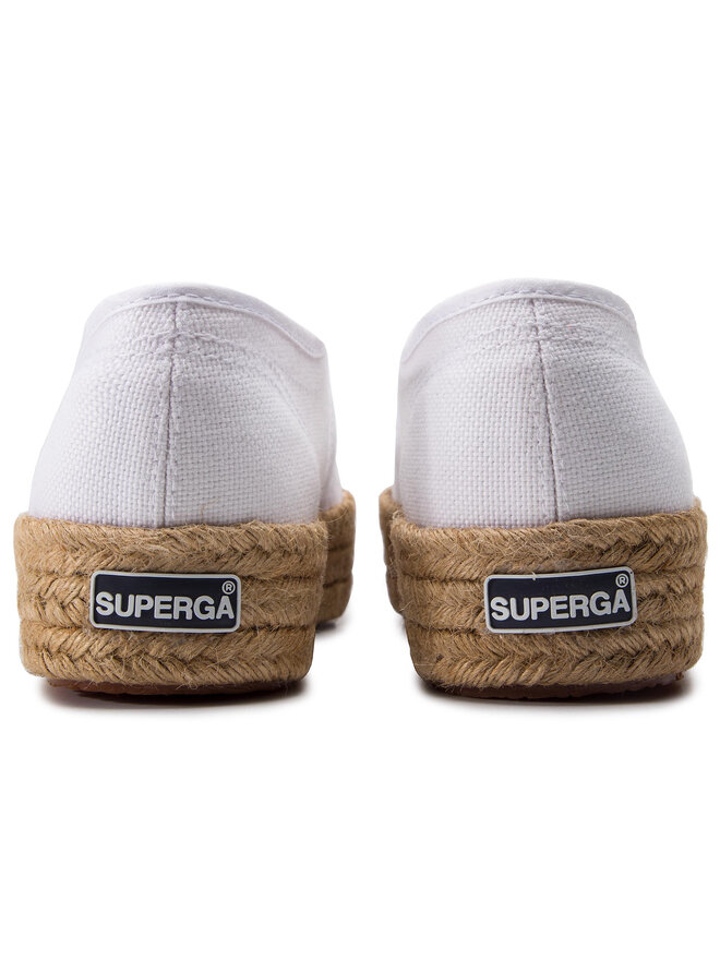 Superga espadrille white top