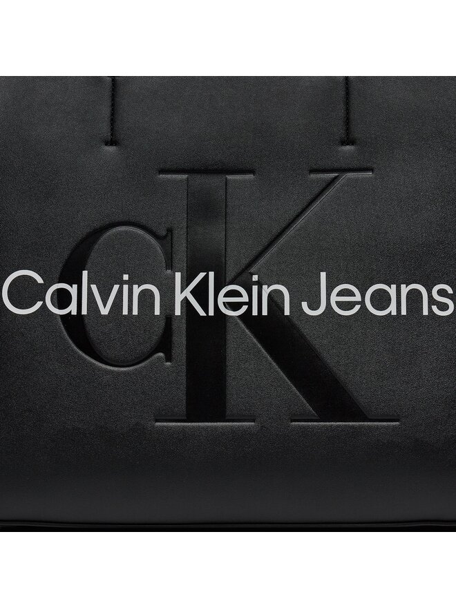 Calvin Klein Jeans Handtasche Calvin Klein Jeans Sculpted Shopper29 Mono K60K610276 Schwarz
