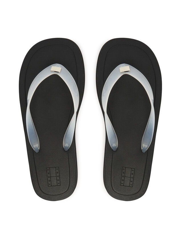 Tommy Jeans Zehentrenner Tommy Jeans Tjw Cleated Jelly Summer Sandal EN0EN02954 Weiß