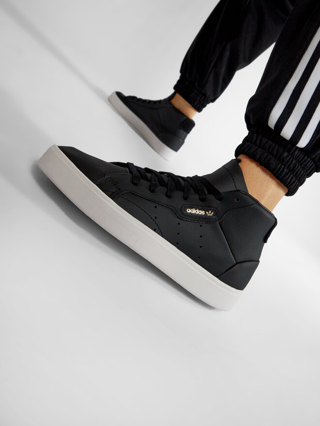 adidas Sneakers adidas Sleek Mid W EE4727 Negru