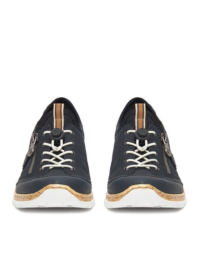Rieker Sneakersy Rieker N4263-14 Černá