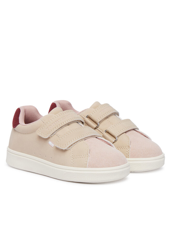 Tommy Hilfiger Sneakers Tommy Hilfiger Low Cut Velcro Sneaker T1A9-35062-0315 M Hellbeige