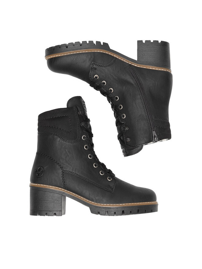 Rieker Botki Rieker Y8610-00 Czarny
