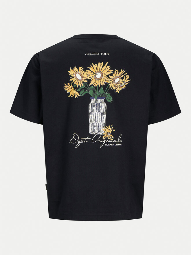 Jack&Jones Jack&Jones T-shirt Islington 12273015 Crna Loose Fit