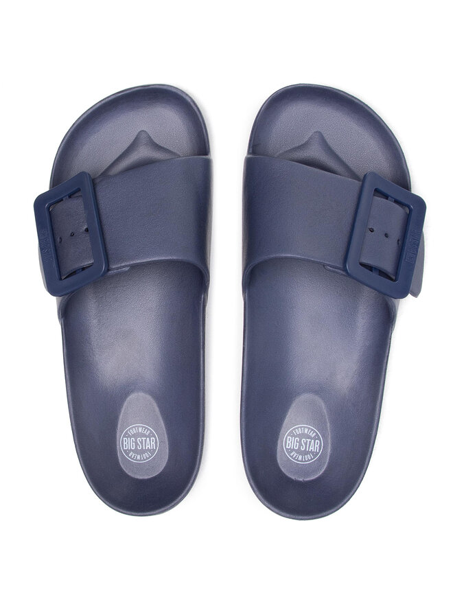 Big Star Shoes Klapki Big Star Shoes FF274A388 Granatowy
