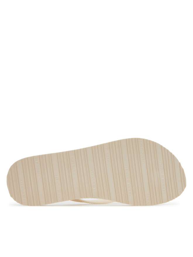 Tommy Hilfiger Джапанки Tommy Hilfiger Hilfiger Strap Beach Sandal FW0FW08736 Екрю
