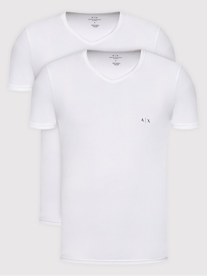 Armani Exchange Armani Exchange Комплект футболок 956004 CC282 04710 Білий Regular Fit