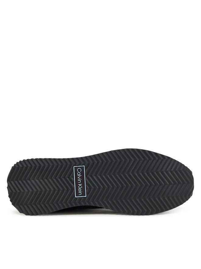 Calvin Klein Zapatillas Calvin Klein Runner Lace Up - Nylon Mix HW0HW02395 Negro