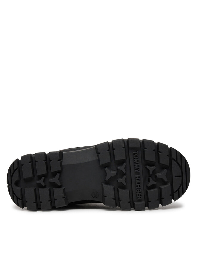 Tommy Hilfiger Черевики туристичні Tommy Hilfiger Stripes Fur Boot T3X5-33713-1487 S Чорний