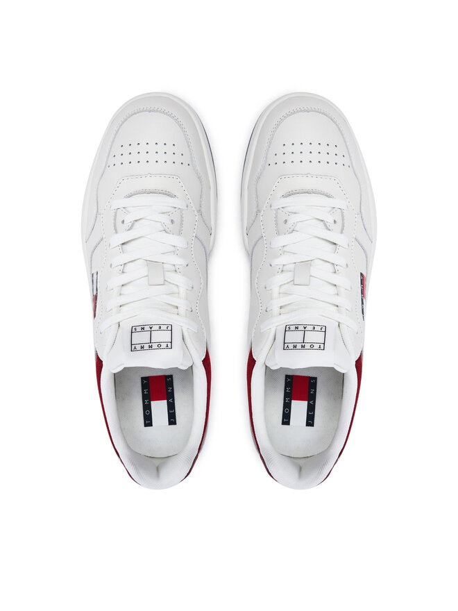 Tommy Jeans Sneakersy Tommy Jeans (New)Tjm Cupsole Leather Ess EM0EM01443 Biały