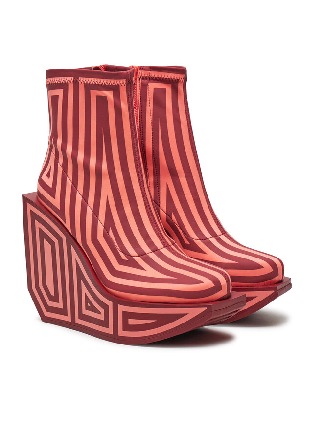 United Nude Botines United Nude Wa Bootie Hi 1087983182 Rojo