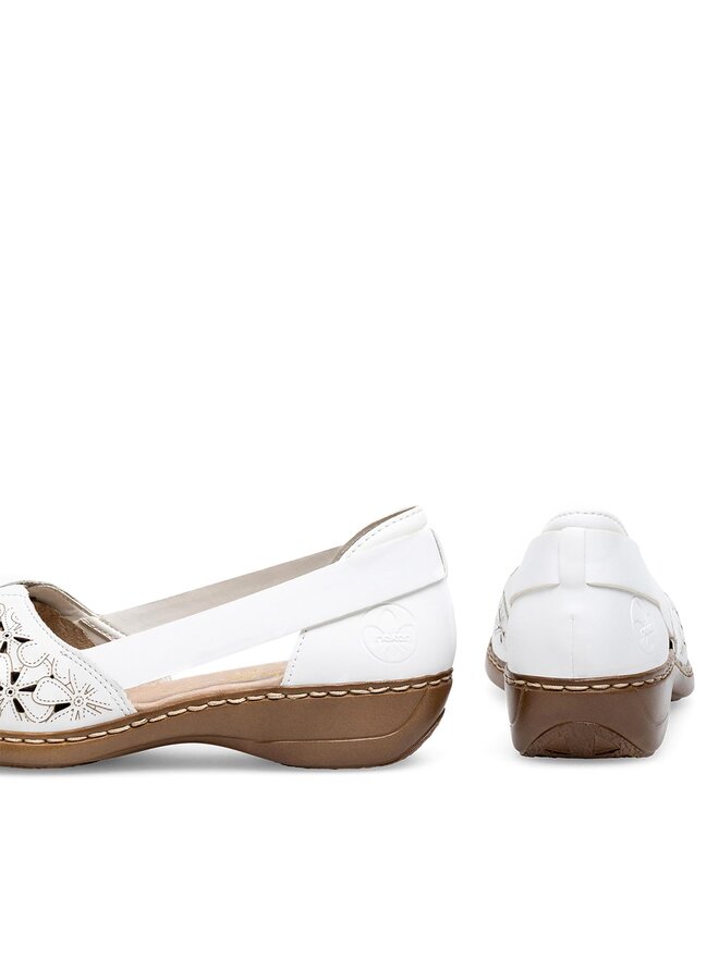 Rieker Halbschuhe Rieker 41356-80 Weiß