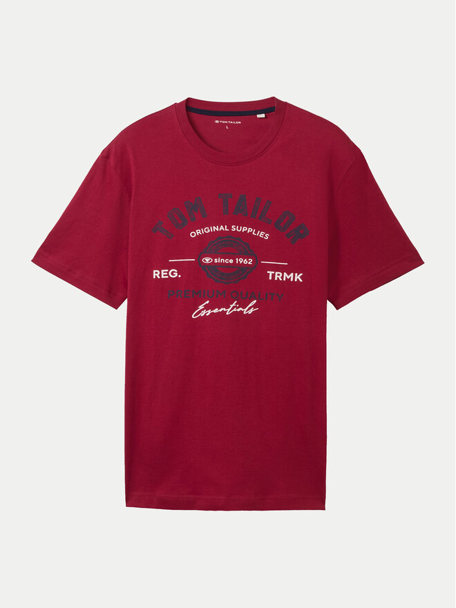 Tom Tailor Tom Tailor Camiseta 1037735 Rojo Regular Fit