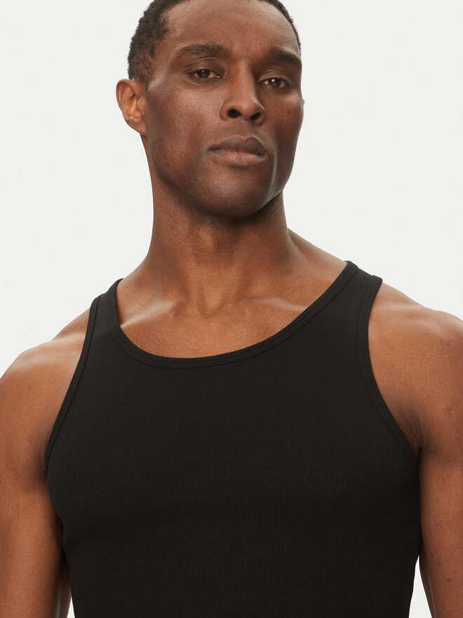 Jack&Jones Jack&Jones Tank top marškinėliai Islington 12273156 Juoda Slim Fit